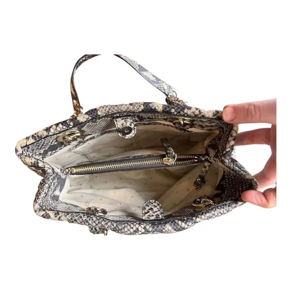 Kate Spade Maryann Quilted Snakeskin Chain Handle Shoulder Bag - Picture 6 of 13